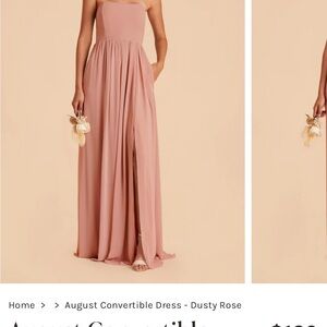 Convertible Dress - Dusty Rose